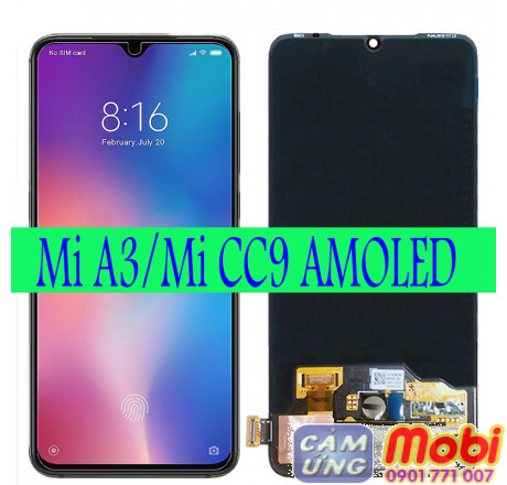 màn hình cảm ứng xiaomi mi a3 cc9 chính hãng 1