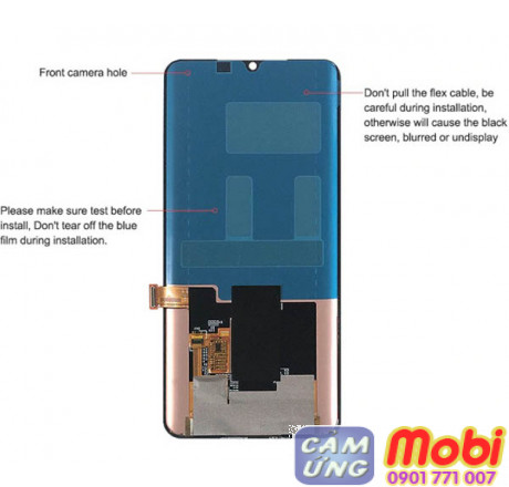thay màn hình xiaomi mi note 10 chính hãng 1